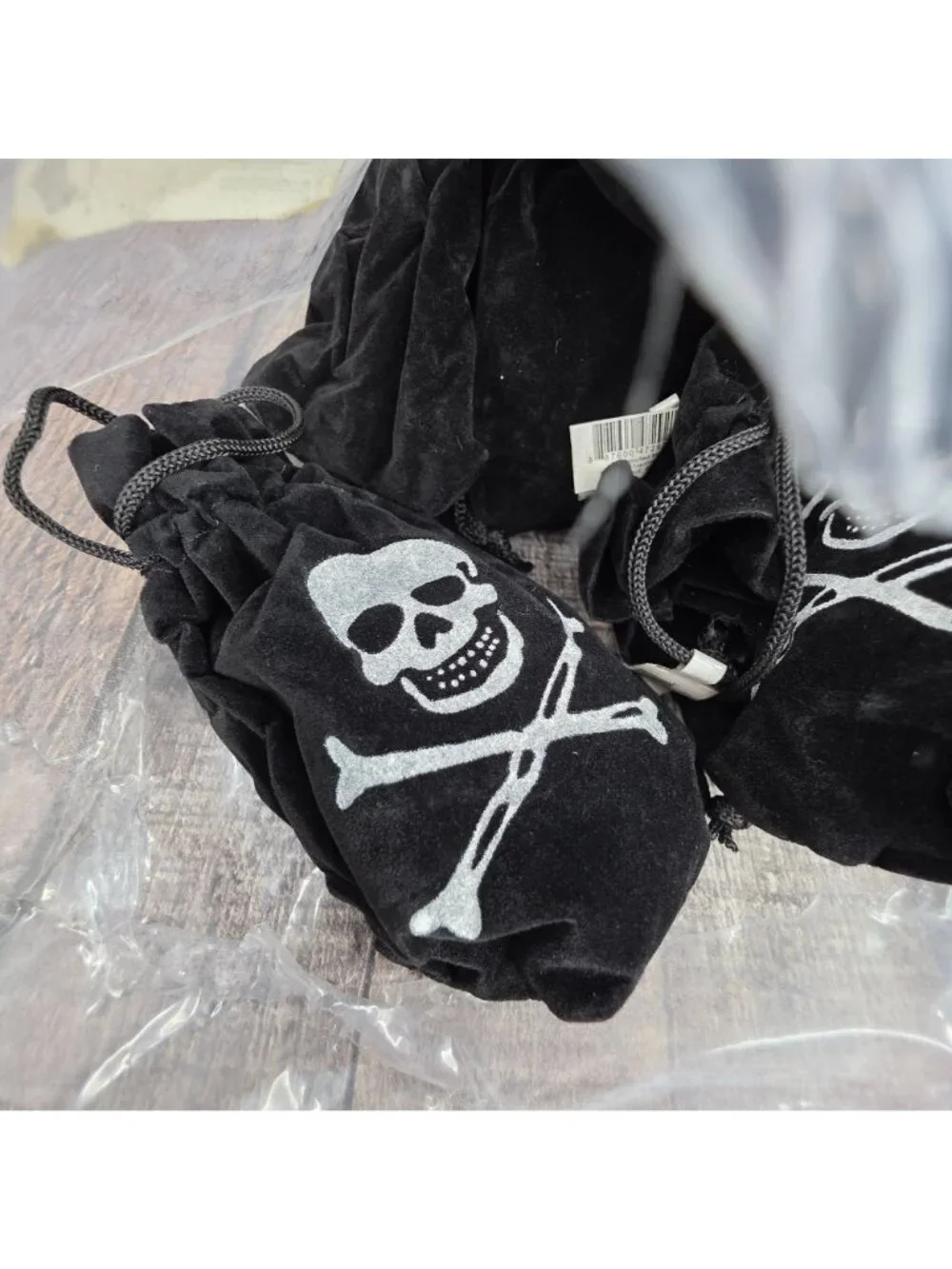 Oriental Trading Pirate Jewels Drawstring Bags Set of 12 Plastic Party Gifts New